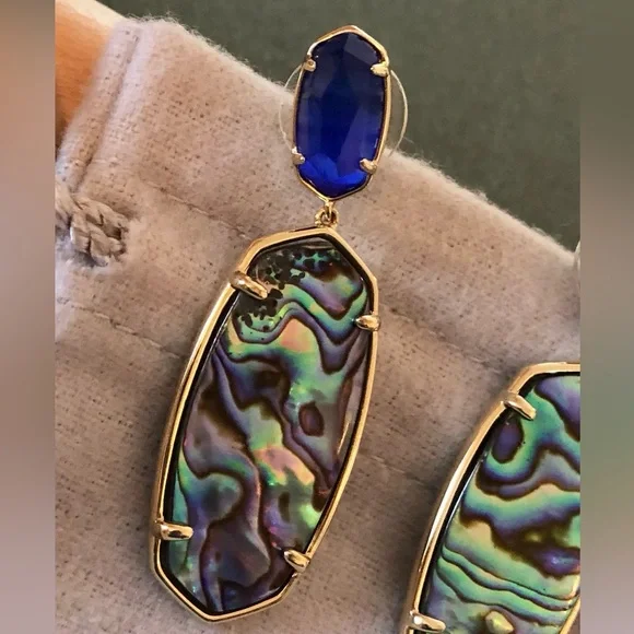 EUC Kendra Scott Statement Elle Earrings - Picture 4 of 11